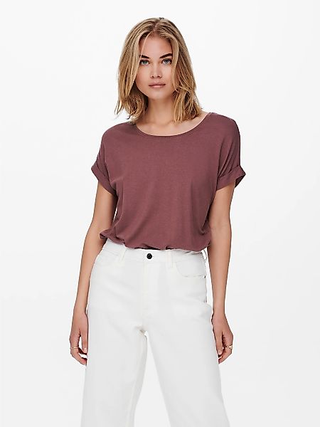 ONLY "ONLMOSTER – Kurzarmshirt mit Aufschlag und klassischem Look" unifarbe günstig online kaufen