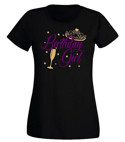 G-graphics T-Shirt Damen T-Shirt - Birthday Girl zum Geburtstag, Slim-fit-S günstig online kaufen