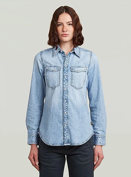 G-STAR Langarmshirt "Slim Western Hemd" günstig online kaufen