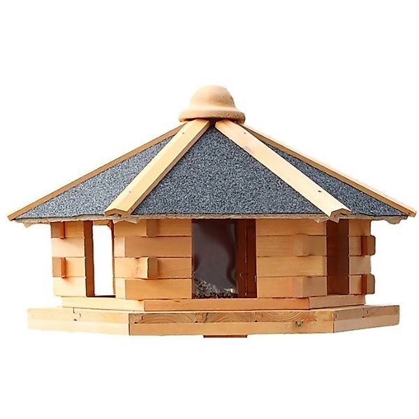 Promadino Vogelhaus Fehmarn aus Kiefernholz Ø 59 cm Höhe 38 cm ohne Fuß günstig online kaufen