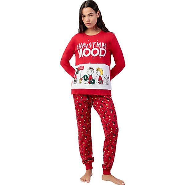 Admas  Kleider & Outfits Pyjama Hose Top Langarm Hoho Mood Peanuts günstig online kaufen