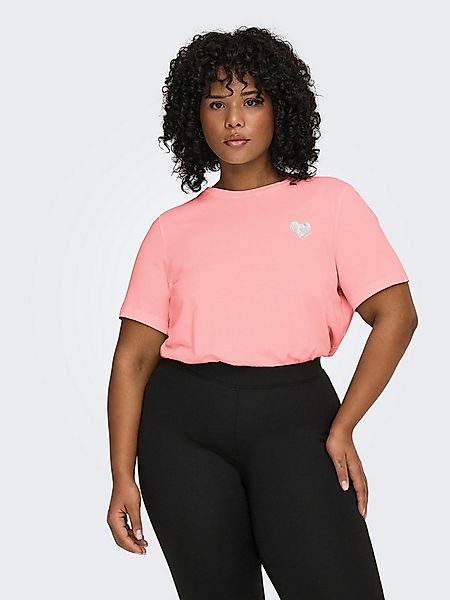 ONLY CARMAKOMA T-Shirt CARKITA LIFE S/S LOGO TOP JRS NOOS Baumwolle, regula günstig online kaufen