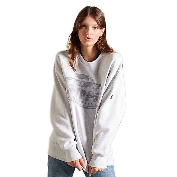 Superdry Workwear Sweatshirt XS-S Glacier Grey Marl günstig online kaufen