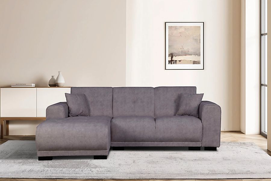 Home affaire "Langeland L-Form" incl. 2 Zierkissen, Recamiere wahlweise lin günstig online kaufen