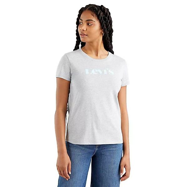 Levi´s ® The Perfect Kurzarm T-shirt M Seasonal Mv Logo Greys günstig online kaufen