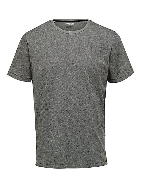 Selected Homme Herren Rundhals T-Shirt SLHASPEN MINI STRIPE - Regular Fit günstig online kaufen