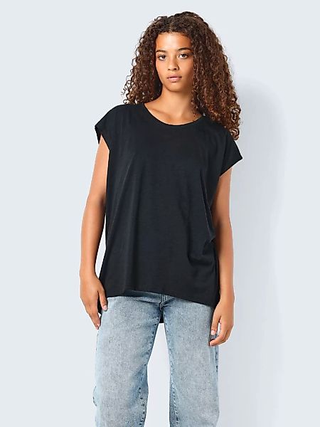 Noisy may Kurzarmshirt "NMMATHILDE S/S LOOSE LONG TOP FWD NOOS" günstig online kaufen