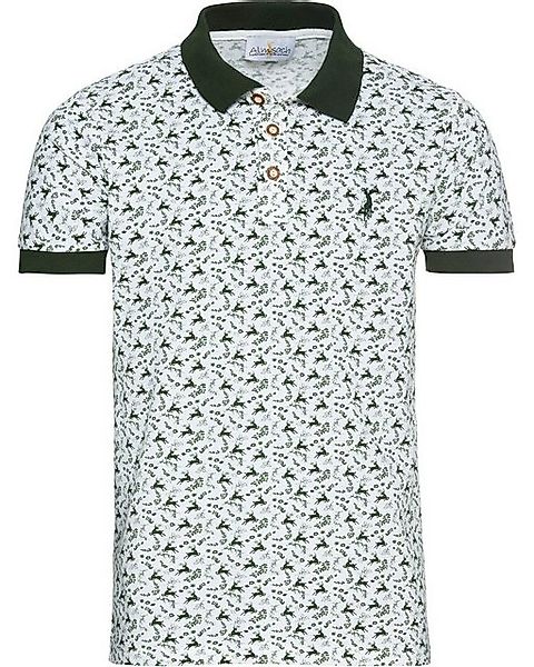 Almsach Poloshirt Poloshirt mit Hirsch günstig online kaufen