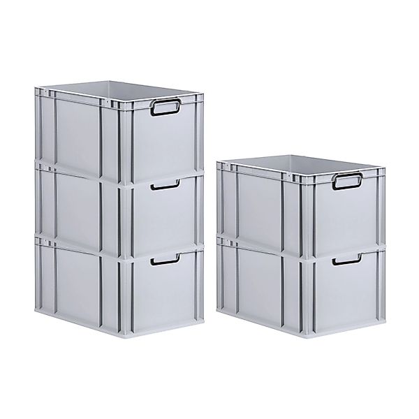 PROREGAL SparSet 5x Eurobox Nextgen Color HxBxT 32x40x60cm 65 Liter Griffe günstig online kaufen