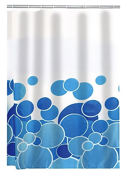 Ridder Duschvorhang Kani blau Breite 180 günstig online kaufen