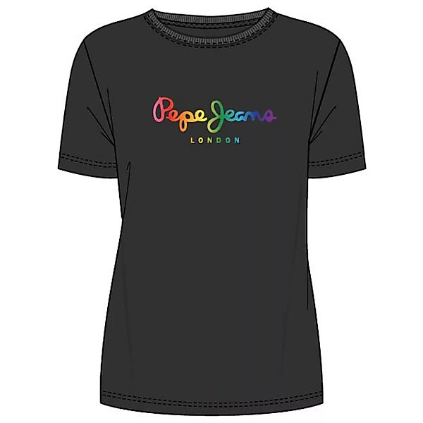 Pepe Jeans Sylvia Kurzärmeliges T-shirt M Black günstig online kaufen