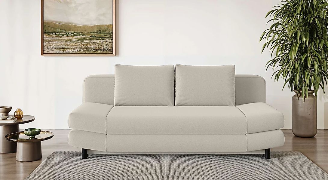 Home affaire 3-Sitzer "LENNARA Schlafsofa mit Bettkasten, Maße B/T/H: 209/9 günstig online kaufen