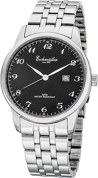 Eichmüller Quarzuhr Herrenuhr RE1064 Schwarz Edelstahlband günstig online kaufen