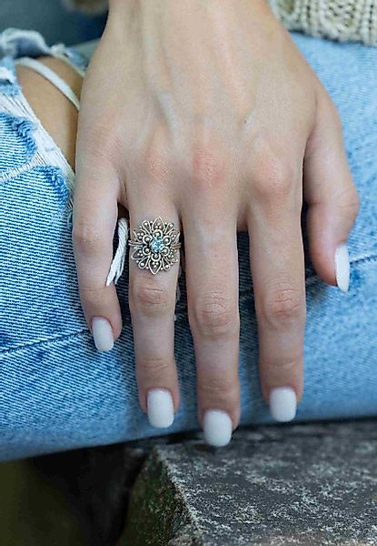 mantraroma Silberring MUDARA-EMPAT aus 925 Silber günstig online kaufen