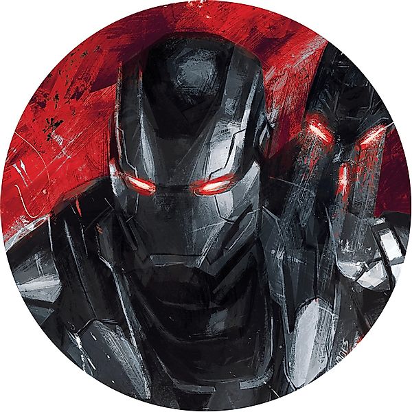 Komar Vliesfototapete Dot Avengers Painting War-Machine selbstklebend Ø 125 günstig online kaufen