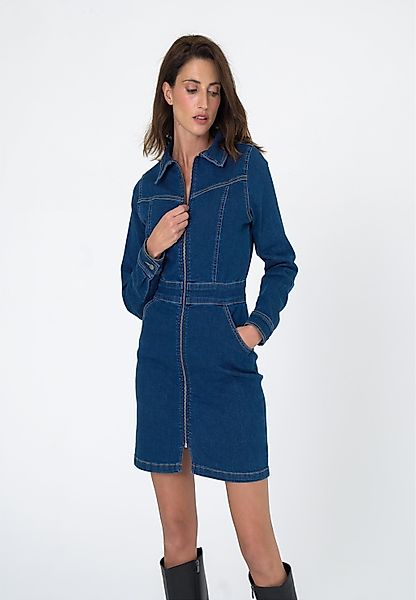 freshlions Jerseykleid "Carla", (1 tlg.), in angesagter Jeans-Optik günstig online kaufen
