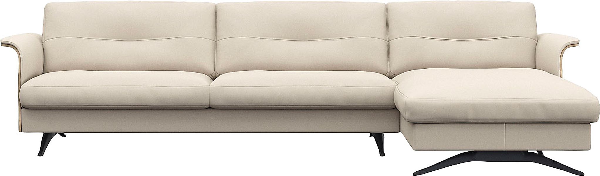 FLEXLUX Ecksofa »Glow, super bequem durch hochwertigem Sitzaufbau mit Feder günstig online kaufen