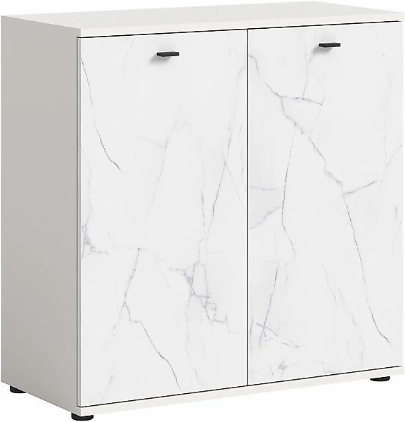 Home affaire Kommode "CALCOLO, Breite 86 cm, 2 Türen mit Soft-Close-Funktio günstig online kaufen