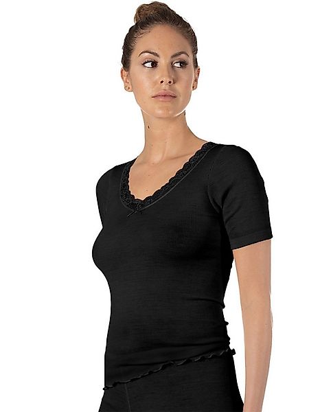 Nina Von C. Thermounterhemd Damen T-Shirt Wool Silk (Stück, 1-St) biologisc günstig online kaufen