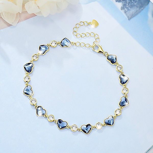 PAVELS Armband Herzenskristall, Damen Silber Schmuck günstig online kaufen
