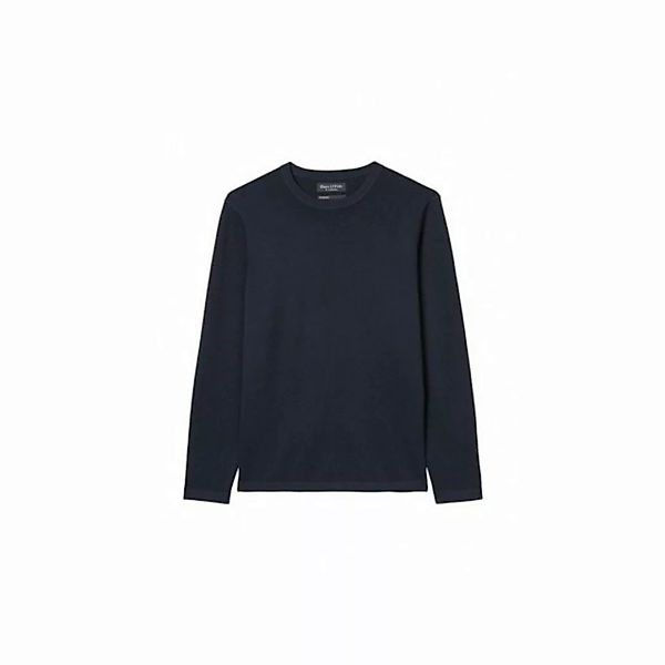 Marc O'Polo Rundhalspullover blau regular fit (1-tlg) günstig online kaufen