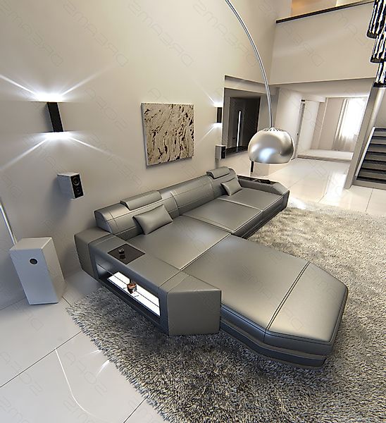 Sofa Dreams Ecksofa Ledersofa Prato L günstig online kaufen