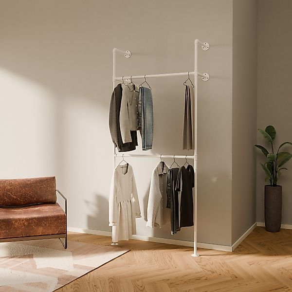pamo. design Kleiderständer KIM DOUBLE Industrial günstig online kaufen