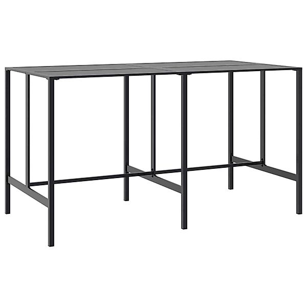 vidaXL Bartisch Schwarz 200x100x110 cm Pulverbeschichteter Stahl 3301419 günstig online kaufen