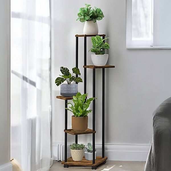 DanDiBo Blumenhocker Blumenständer Wohnzimmer Metall Schwarz günstig online kaufen