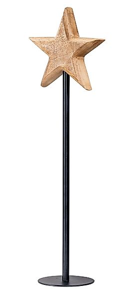 Levandeo® Dekostern, Stern Aufsteller H50cm Mangostern günstig online kaufen