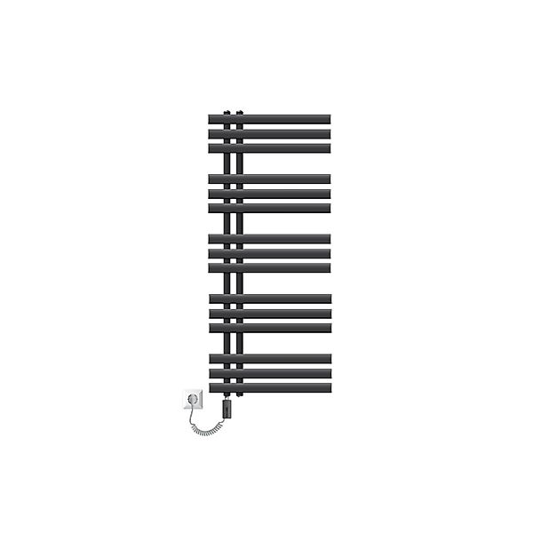 LuxeBath Badheizkörper Iron EM 500 x 1200 mm Anthrazit mit Heizstab 900W To günstig online kaufen