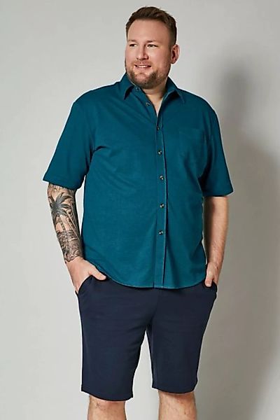 Men Plus Kurzarmhemd Men + Hemd Halbarm Bauchfit schnell trocknend günstig online kaufen