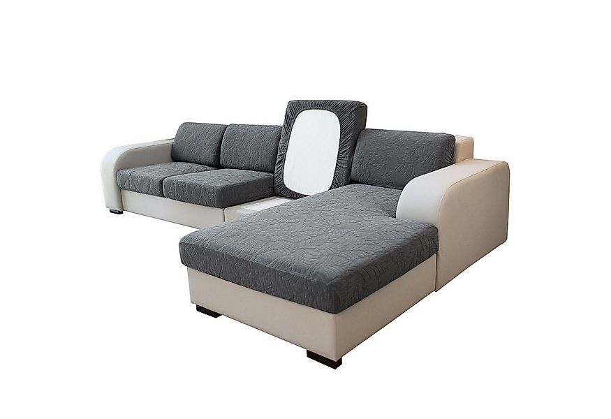 Qelus Sofahusse Jacquard Strecken Kissenbezug Sofabezug,Rutschfest Sofa übe günstig online kaufen
