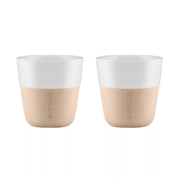 Eva Solo - Colour Grip Espressobecher 2er Set 80ml - sanftes beige/H x Ø 6, günstig online kaufen