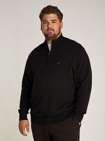 Tommy Hilfiger Big & Tall Stehkragenpullover BT-ESSENTIAL COTTON ZIP MOCK-B günstig online kaufen