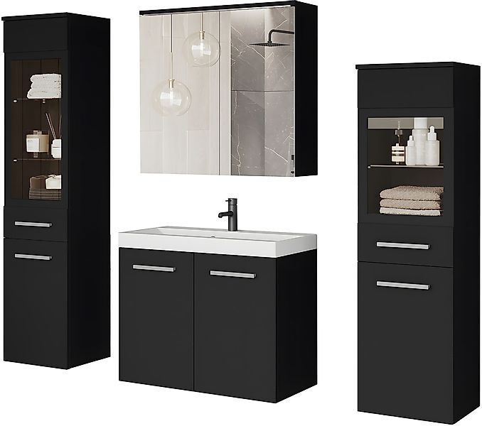 welltime Badmöbel-Set MADRIT II, Schrank mit günstig online kaufen