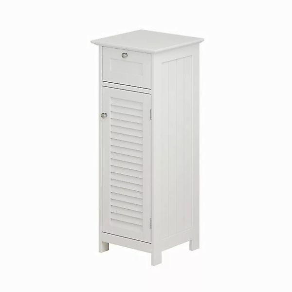 Vicco Midischrank Riad, Weiß, 32 x 87 cm mit Tür und Schublade günstig online kaufen