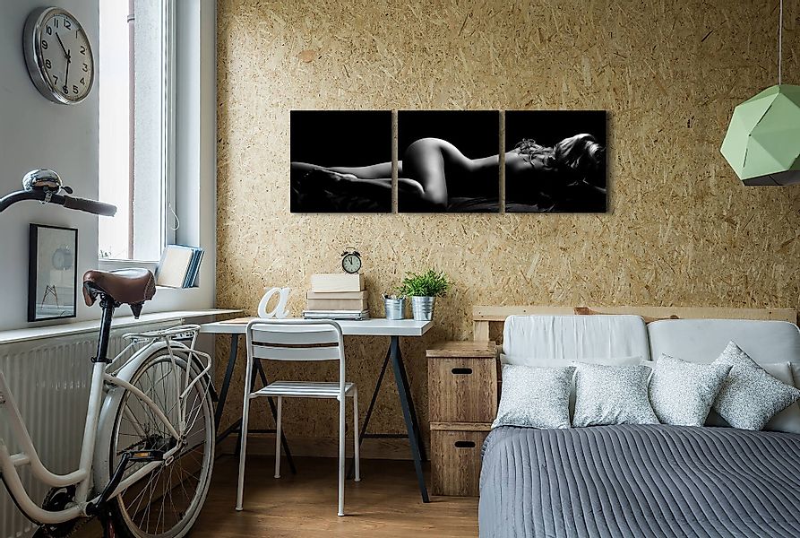 Sinus Art Leinwandbild Nackte Frau im günstig online kaufen