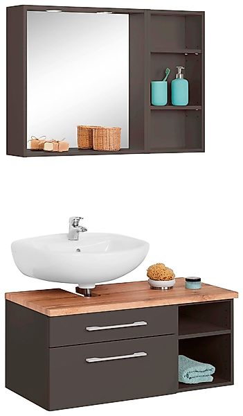 welltime Badmöbel-Set "Davos" 3 Stk. tlg. günstig online kaufen