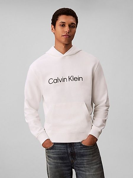 Calvin Klein Kapuzensweatshirt LS EU STANDARD LOGO 350TERRY PO Mit Rundhals günstig online kaufen