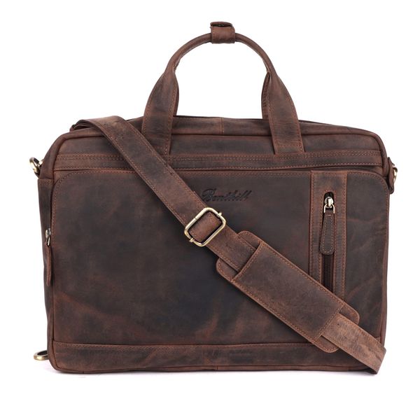 Benthill Aktentasche Echt Leder Laptoptasche Notebooktasche günstig online kaufen