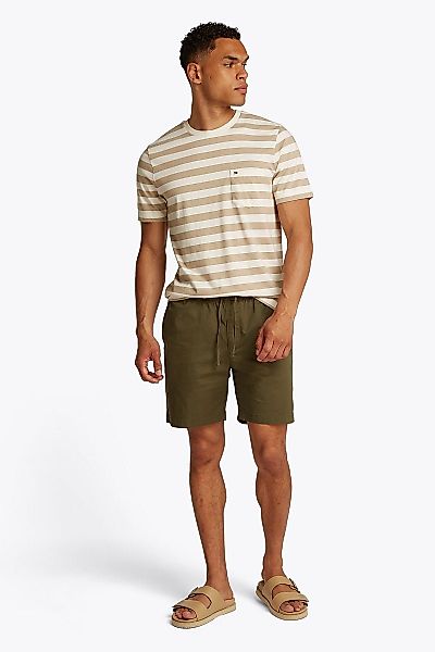 Tommy Hilfiger T-shirt Streifen Beige - Größe XXL günstig online kaufen