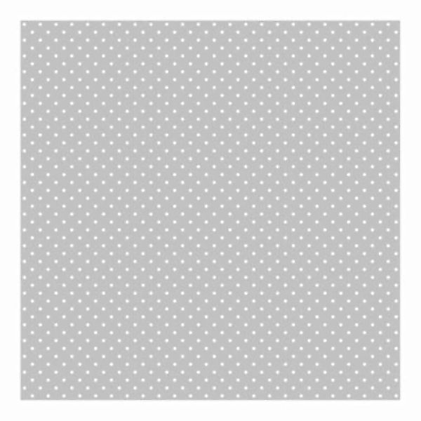 Bilderwelten Kindertapete Weiße Punkte auf Grau grau Gr. 336 x 336 günstig online kaufen