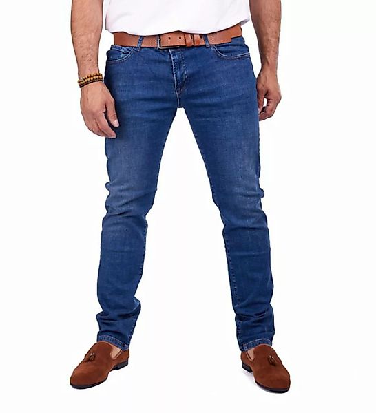 Denim Distriqt Regular-fit-Jeans Herren Basic Regular Fit Jeans mit Stretch günstig online kaufen