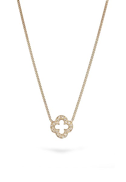 Elli Premium Kette mit Anhänger Kleeblatt günstig online kaufen