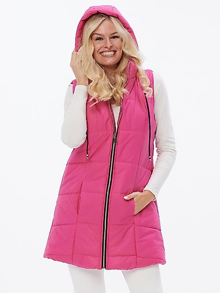 Accessoire Boutique Bouclèjacke Longweste mit abnehmbarer günstig online kaufen