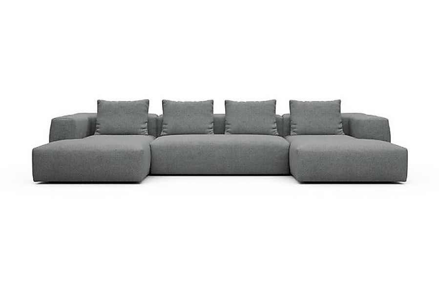 moebelfaktor Wohnlandschaft Fred mit 2-Sitzer und Chaiselongue beidseitig, günstig online kaufen