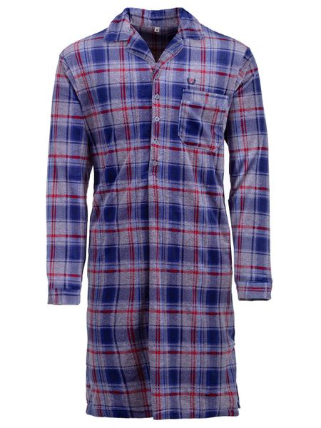 Henry Terre Nachthemd Velour Nachthemd langarm günstig online kaufen