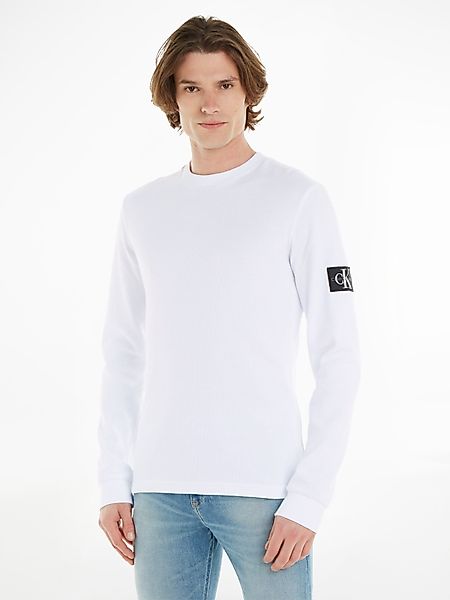Calvin Klein Jeans Langarmshirt BADGE WAFFLE günstig online kaufen