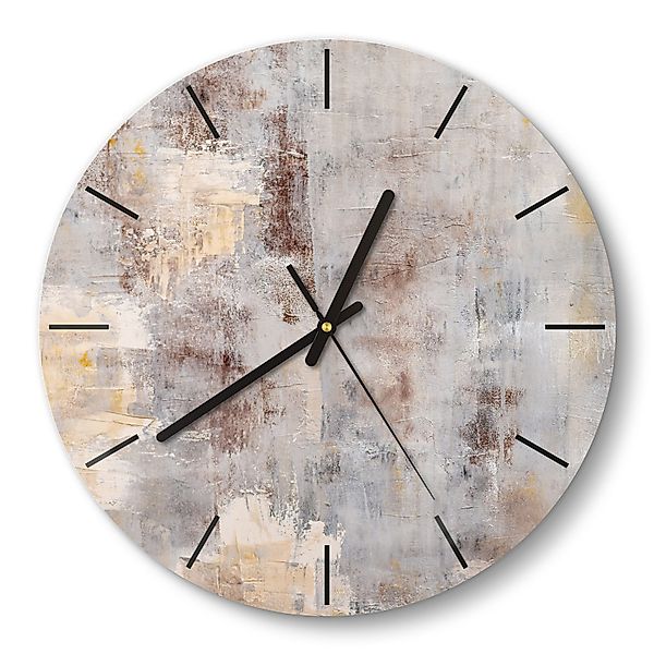 DEQORI Wanduhr 'Verwitterte Eleganz' (Glas Glasuhr günstig online kaufen